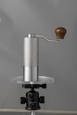 Café cerâmico de aço inoxidável escovado Bean Grinder Aluminium