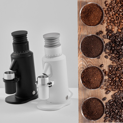 Moedor de café expresso em liga de zinco e liga de alumínio para uso doméstico 1400 rpm