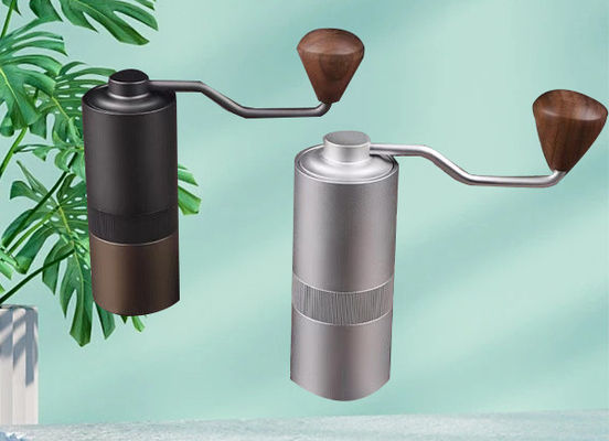 Café Bean Grinder Conical Burr Mill manual de aço inoxidável