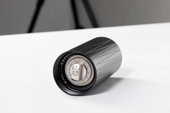 Moedor de café manual de liga de alumínio com cabo de 159 mm para uso doméstico