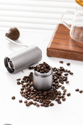 Moedor de café industrial manual Professional Stainless Steel da mão Burr Core