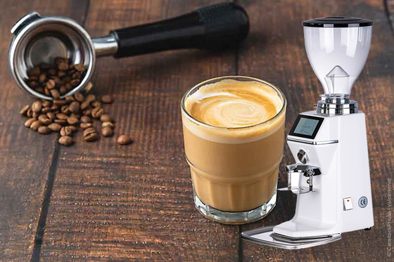 Moinho de café de alta potência de 370W com recipiente de pó de café